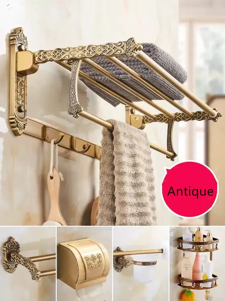 Bronze Carved Bath Accessories