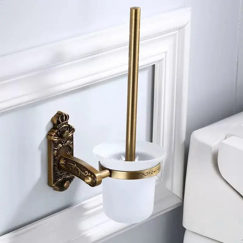 Bronze Carved Bath Set