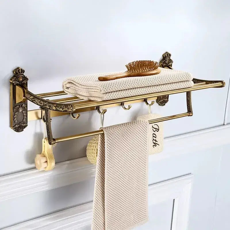 Bronze Carved Bath Set
