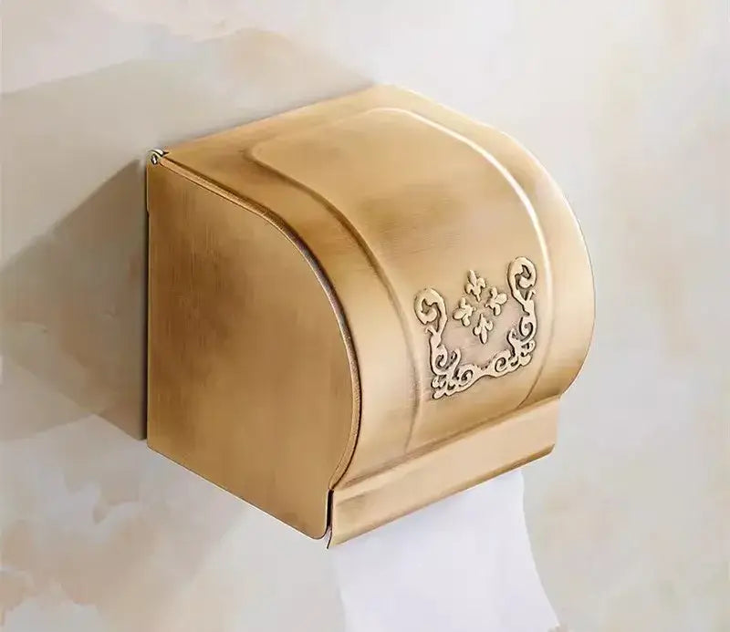 Bronze Carved Bath Set