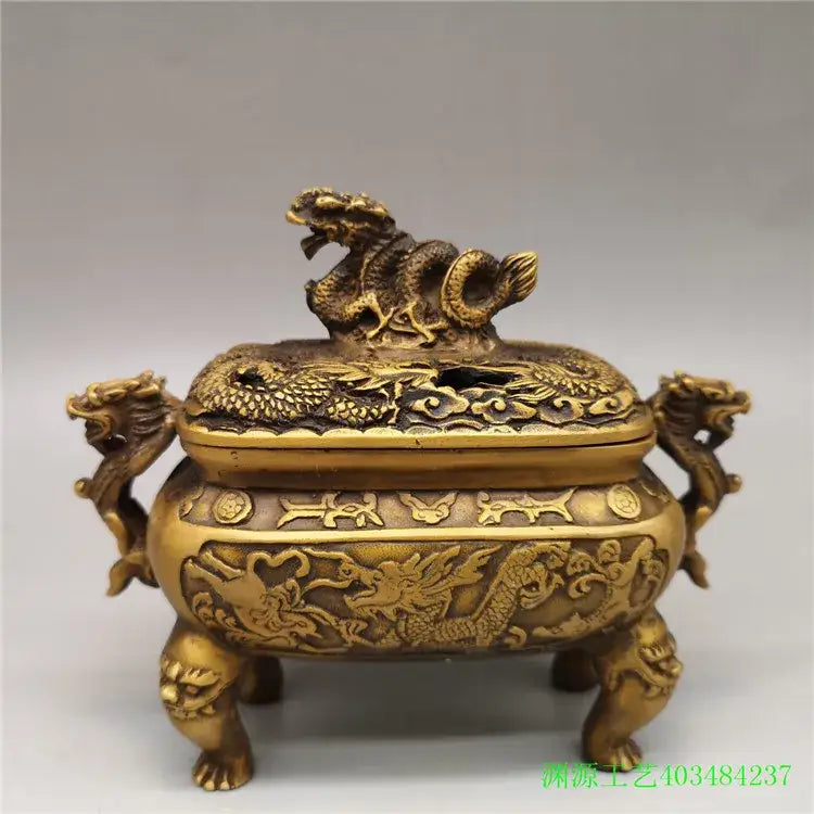 Bronze Dragon Incense Burner