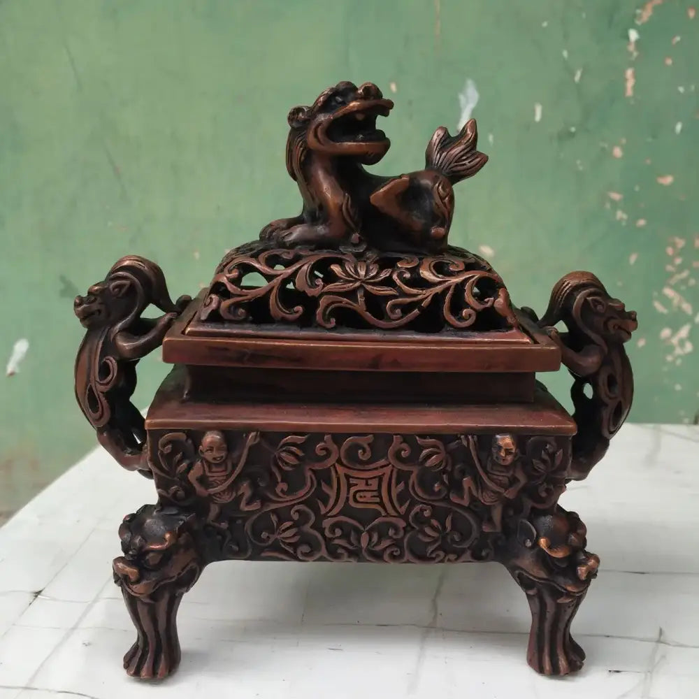 Bronze Dragon Incense Burner