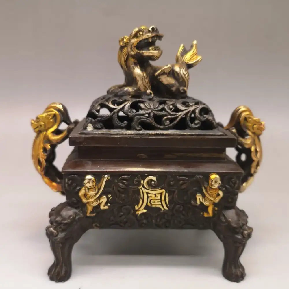 Bronze Dragon Incense Burner