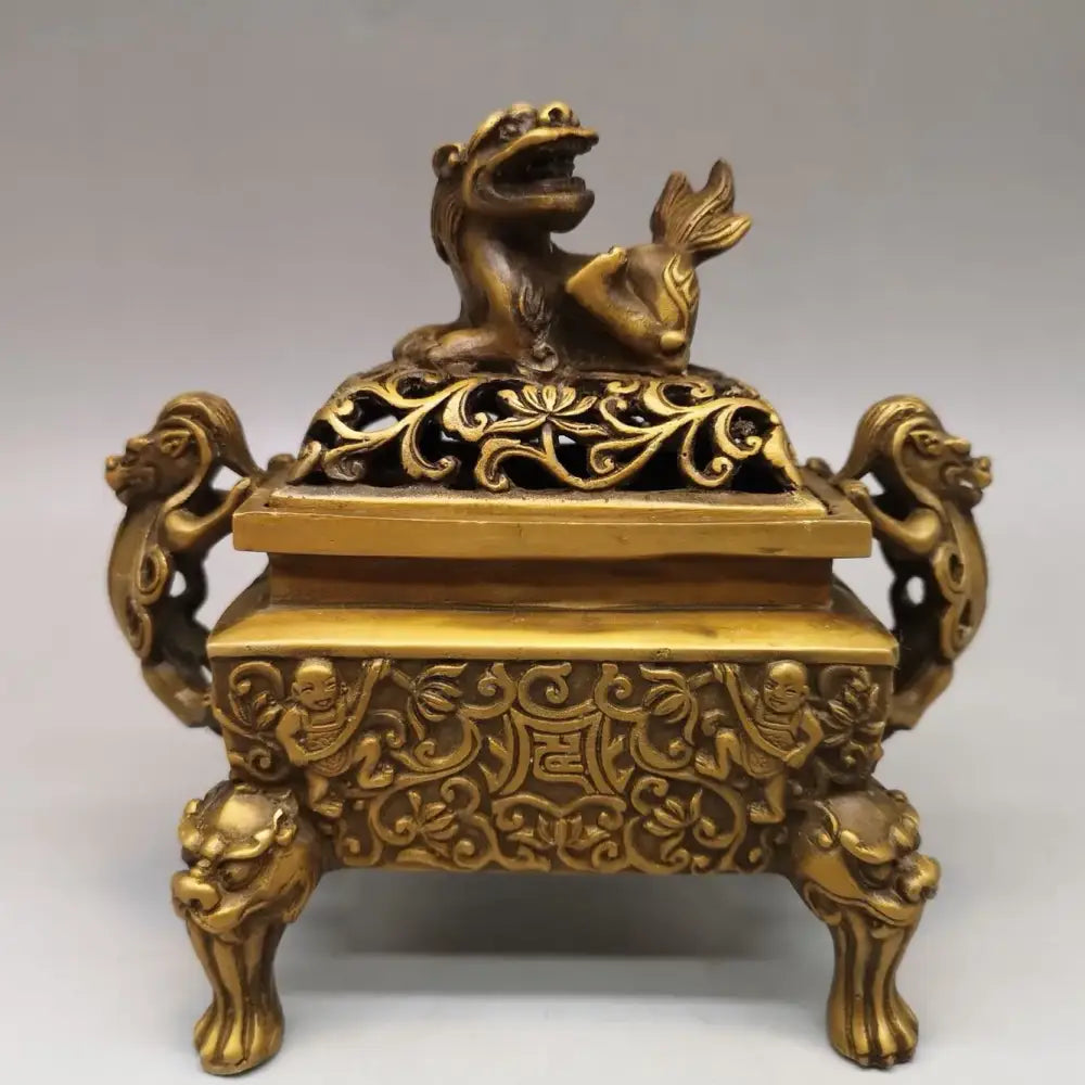 Bronze Dragon Incense Burner