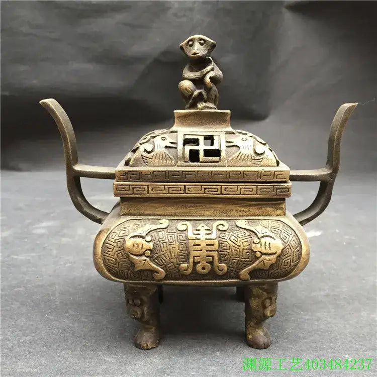 Bronze Dragon Incense Burner