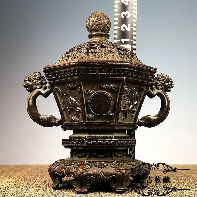 Bronze Dragon Burner Set