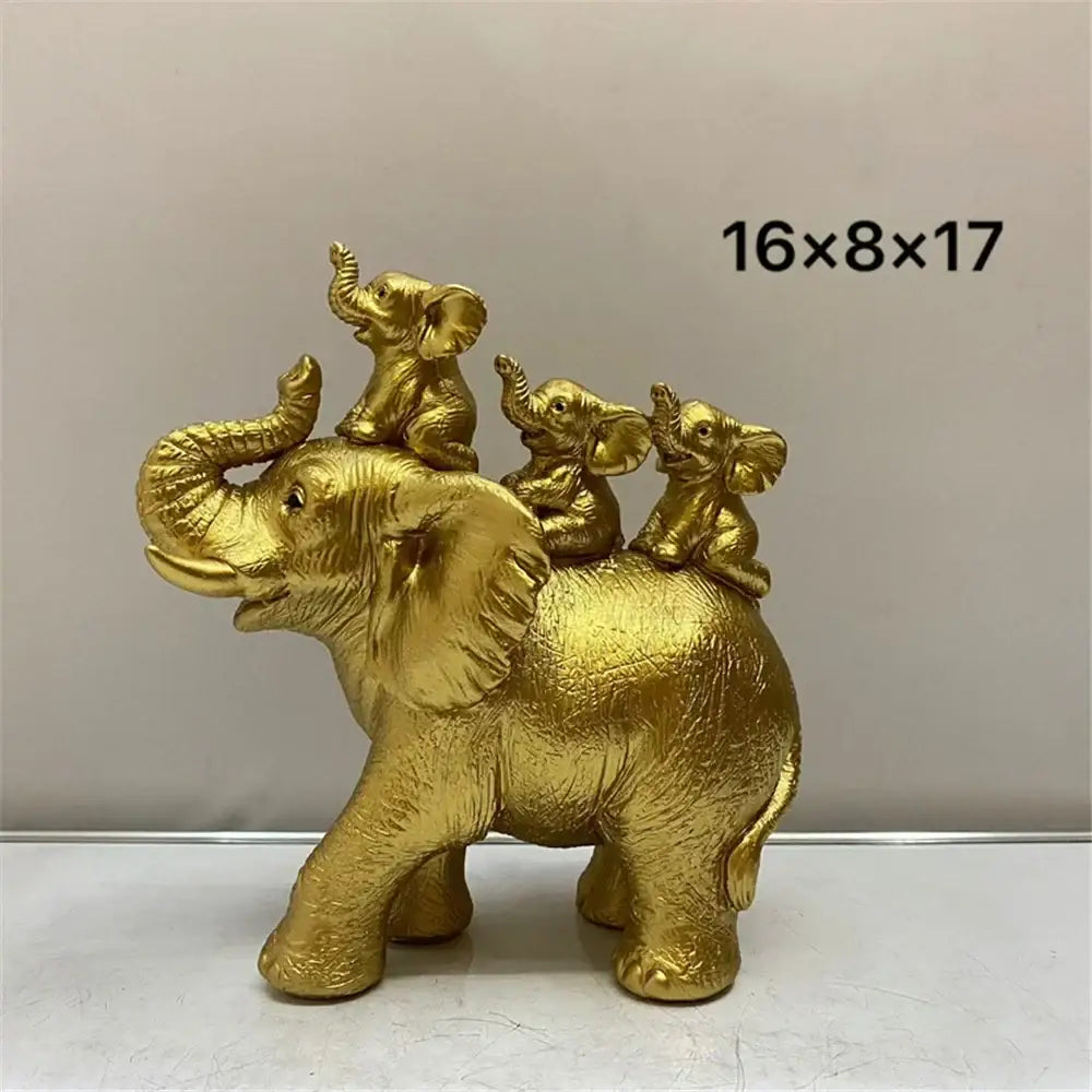 Bronze Elephant Figurine