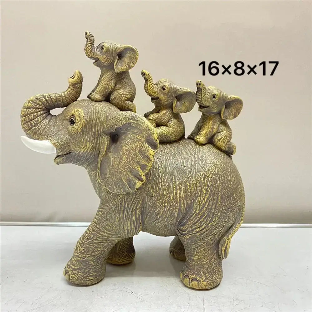 Bronze Elephant Figurine