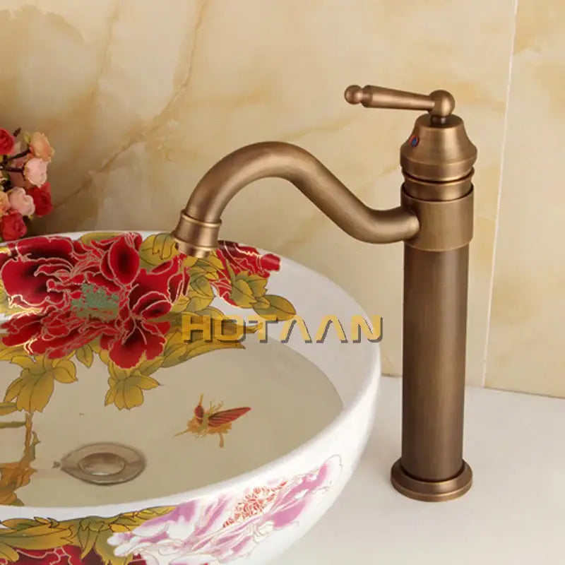 Bronze Swivel Bathroom Faucet
