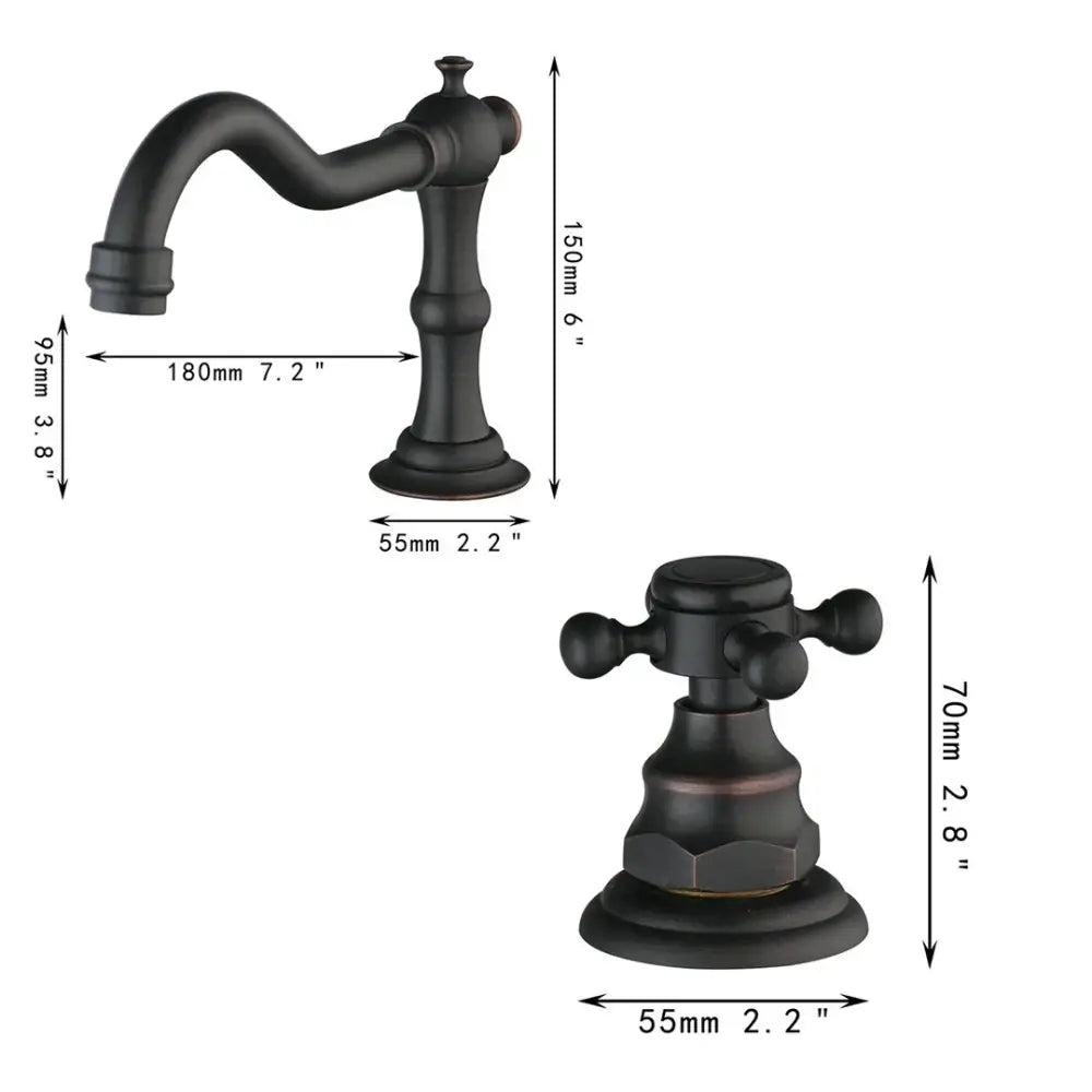 Chrome Antique Basin Faucet