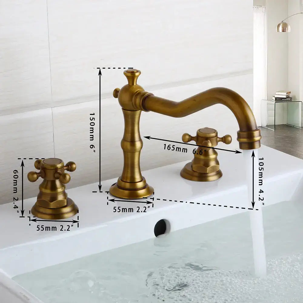 Chrome Antique Basin Faucet