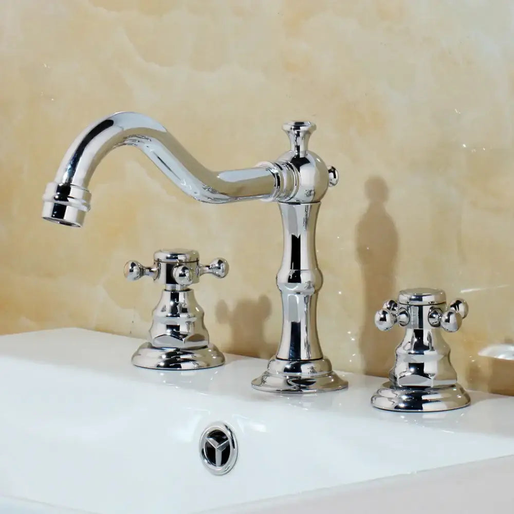 Chrome Antique Basin Faucet