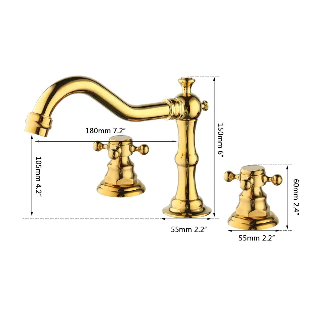 Chrome Antique Basin Faucet