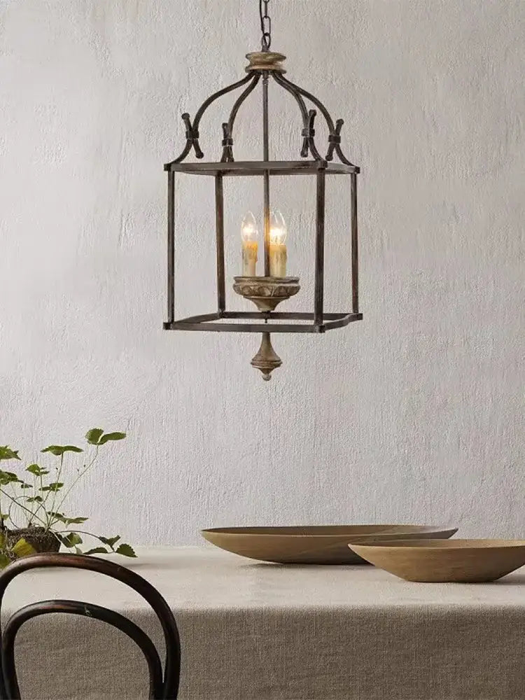 Bronze Iron Kitchen Chandelier