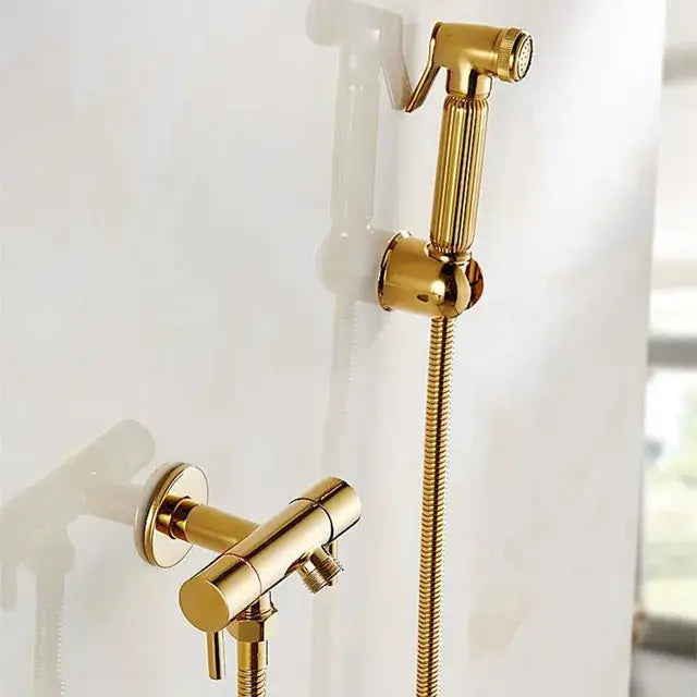 Antique Brass Bidet Shattaf