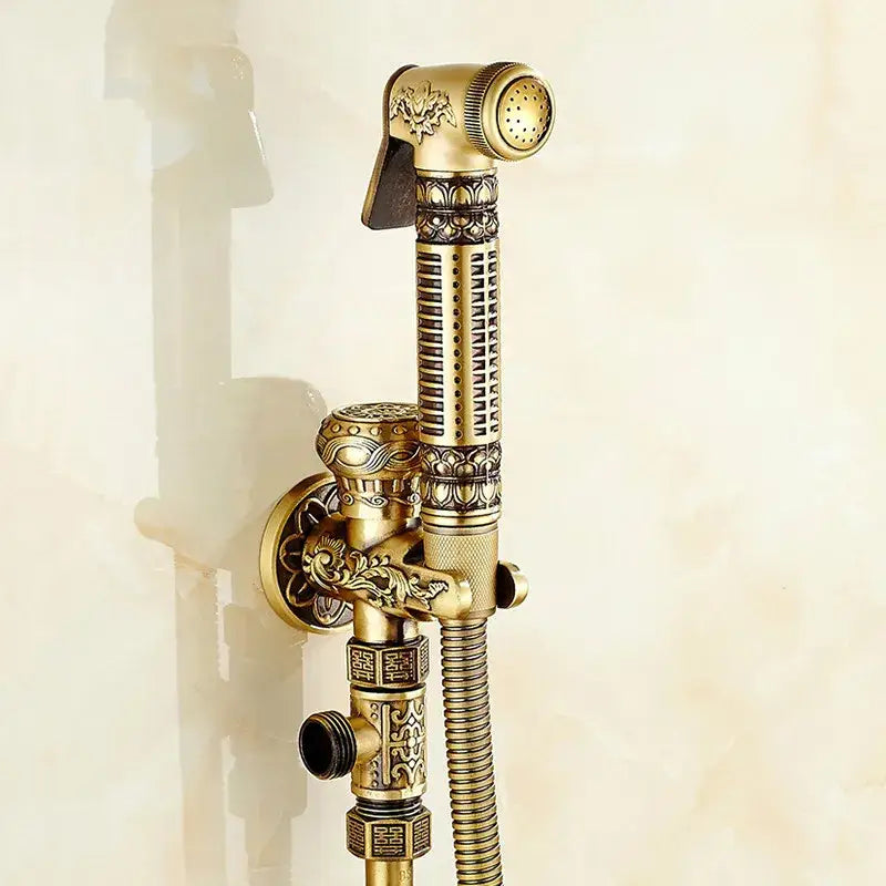 Antique Brass Bidet Shattaf