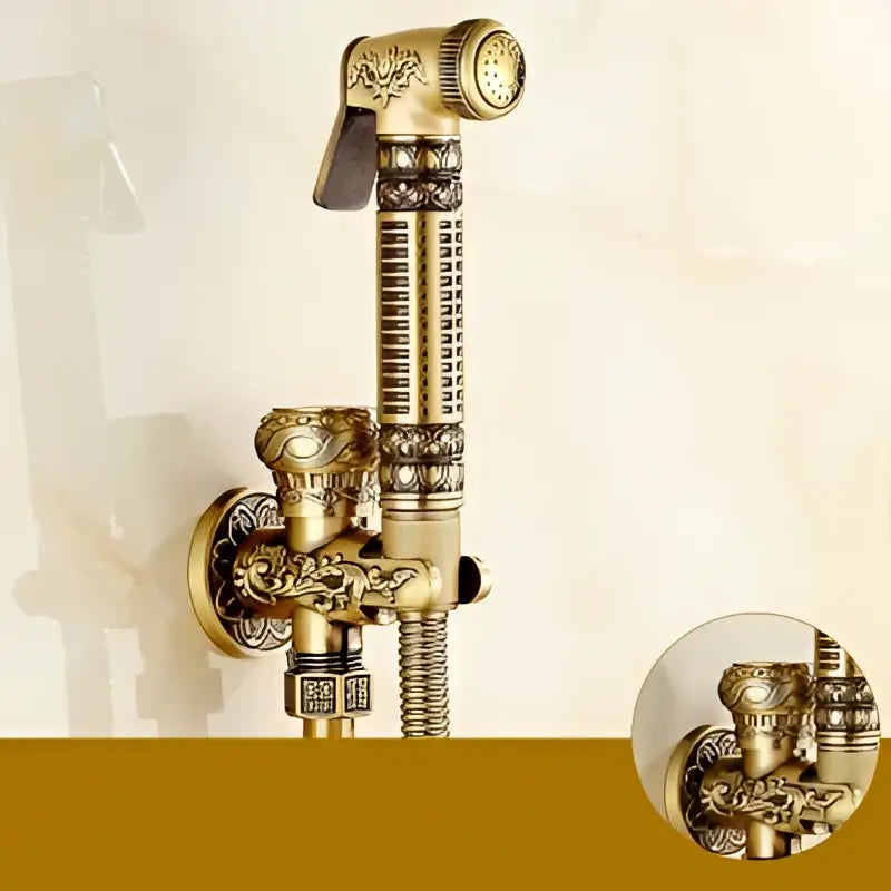 Antique Brass Bidet Shattaf