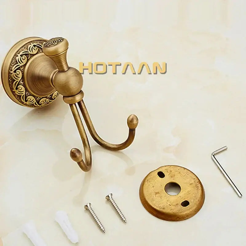 Antique Brass Robe Hook
