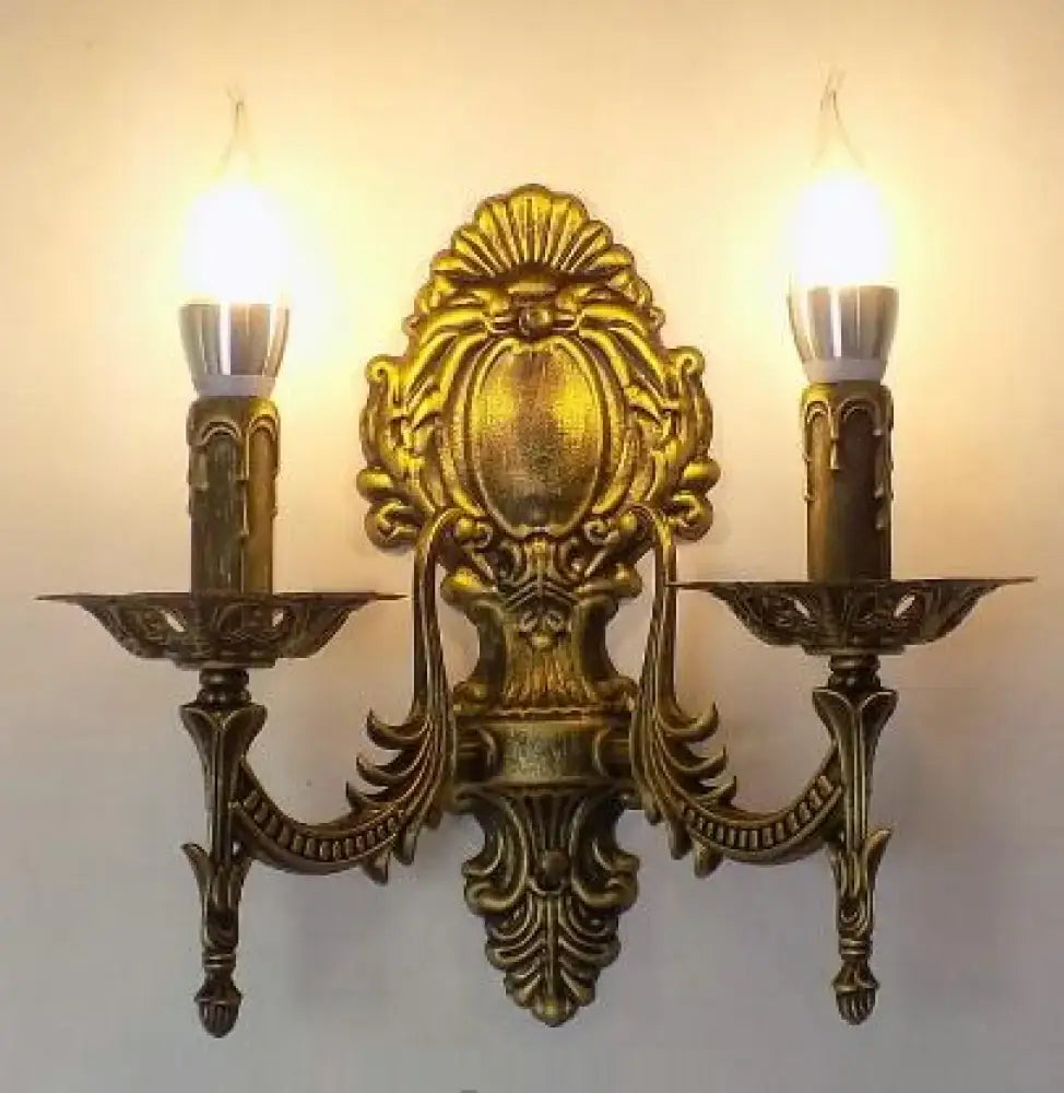 Gold Retro Wall Sconce