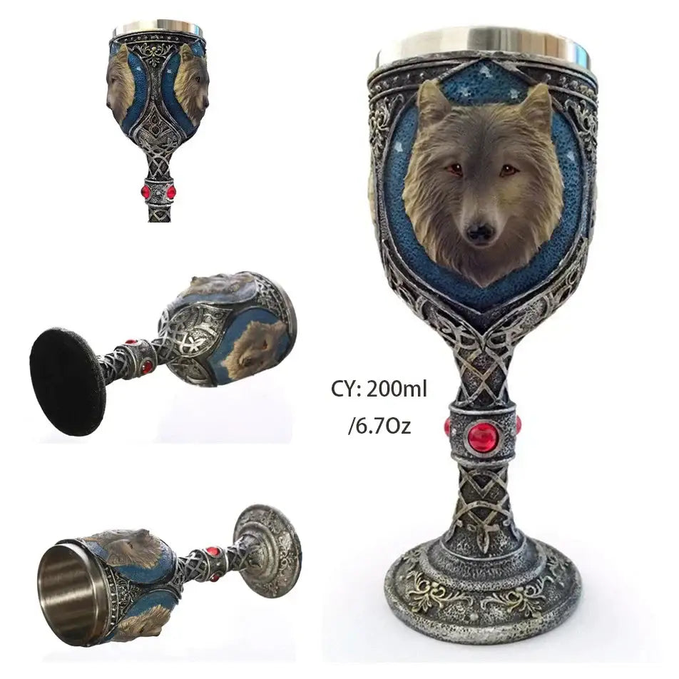 Silver Dragon Goblet