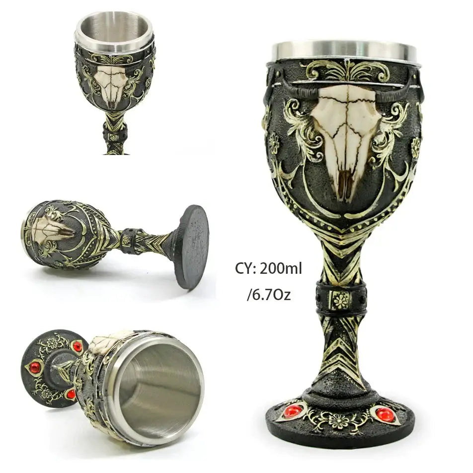 Silver Dragon Goblet