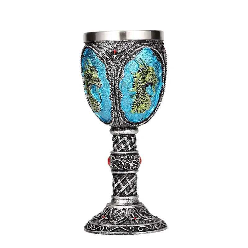 Silver Dragon Goblet