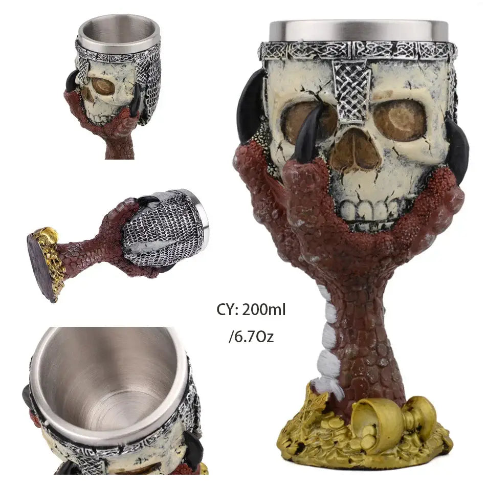 Silver Dragon Goblet