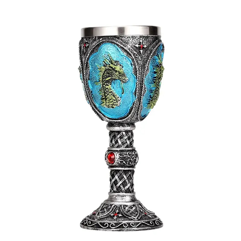 Silver Dragon Goblet