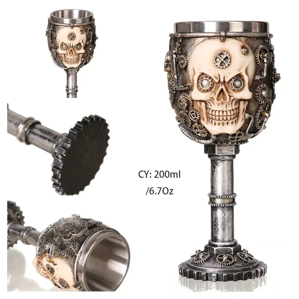 Silver Dragon Goblet
