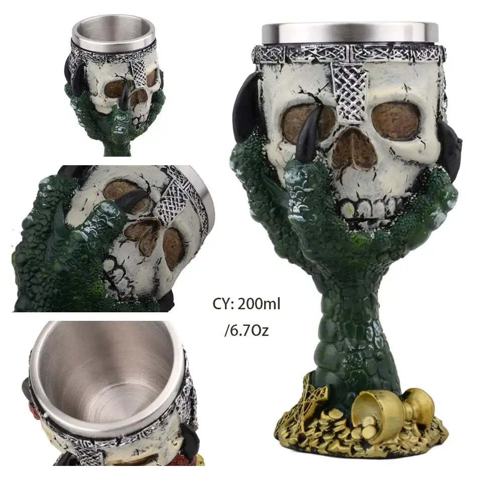 Silver Dragon Goblet
