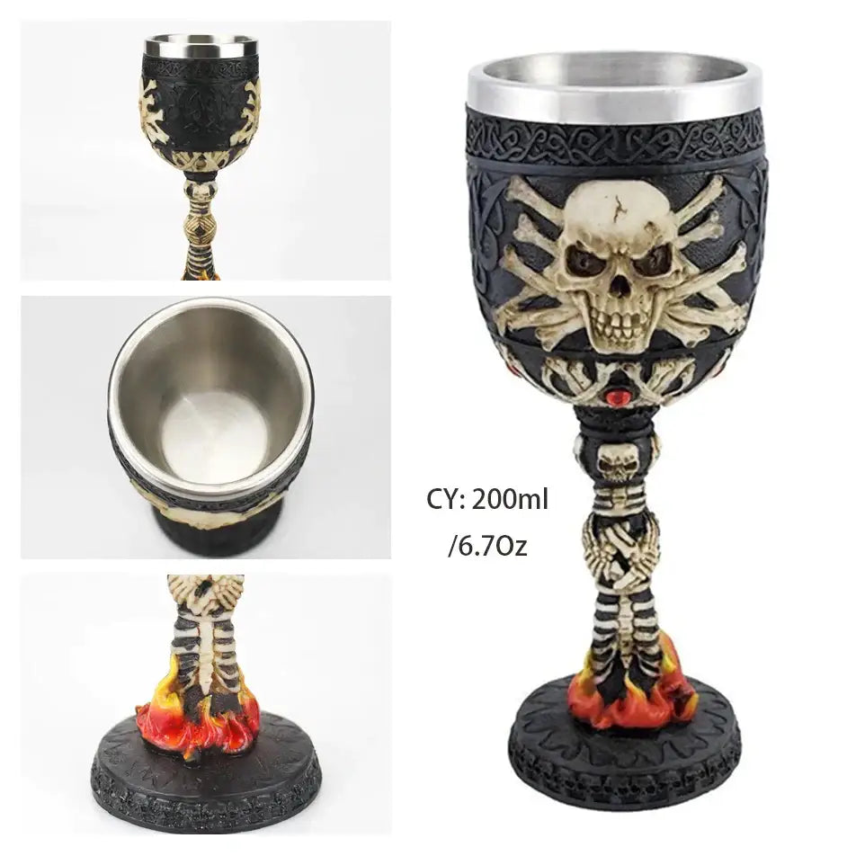 Silver Dragon Goblet