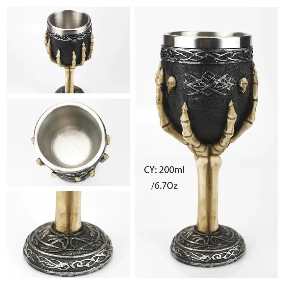 Silver Dragon Goblet