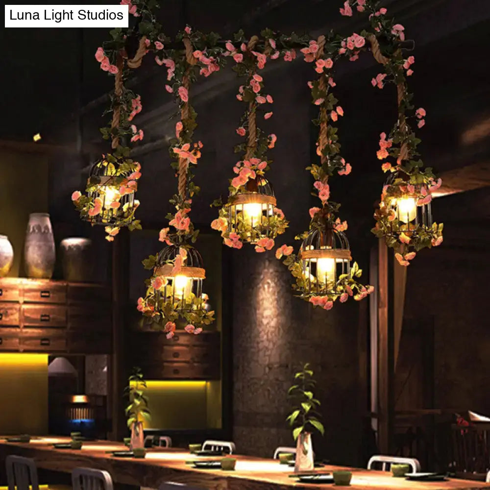 Pink Blossom Ceiling Light