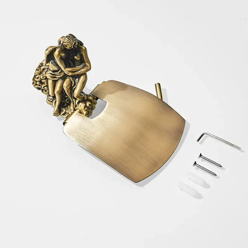 Bronze Sculpture Toilet Holder