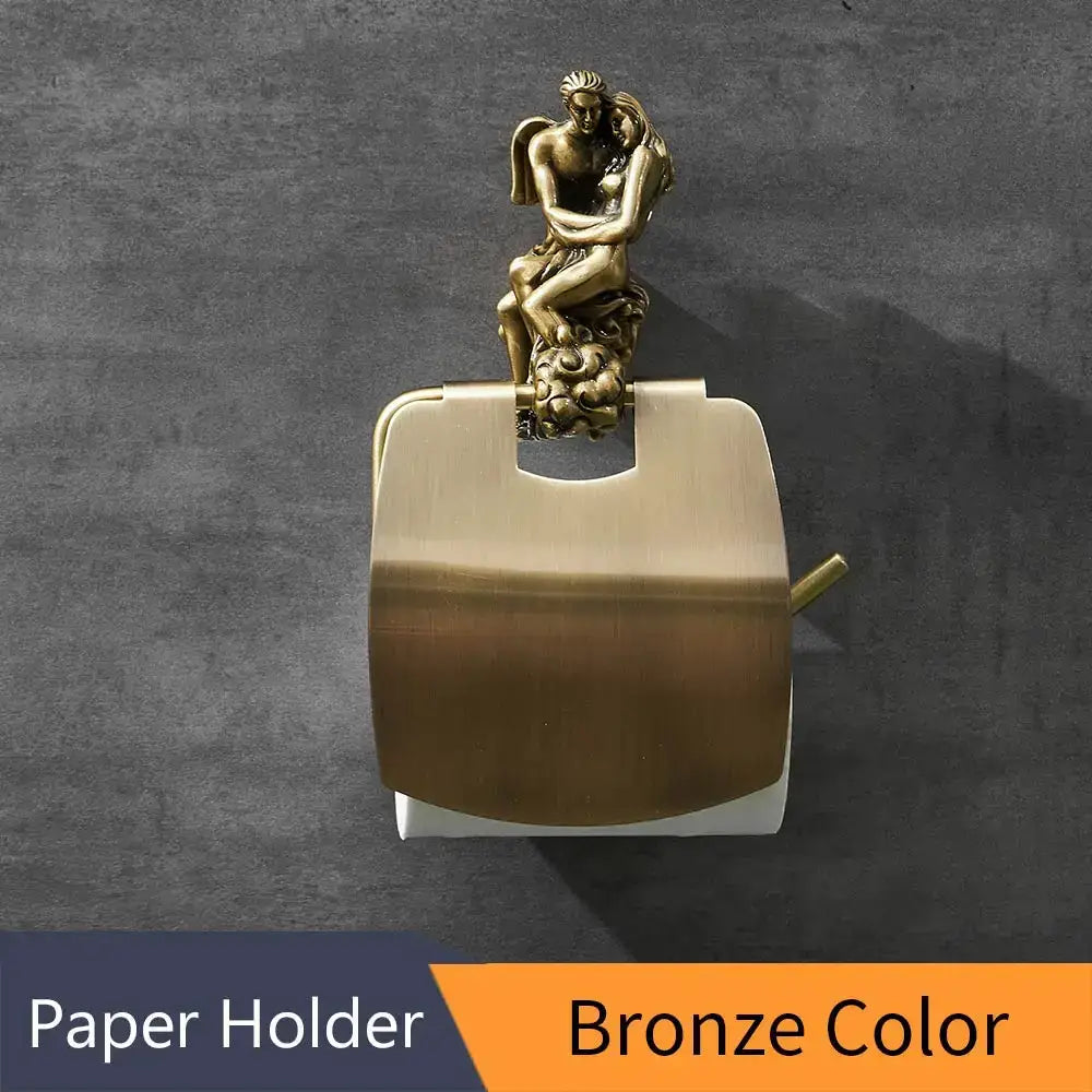 Bronze Sculpture Toilet Holder