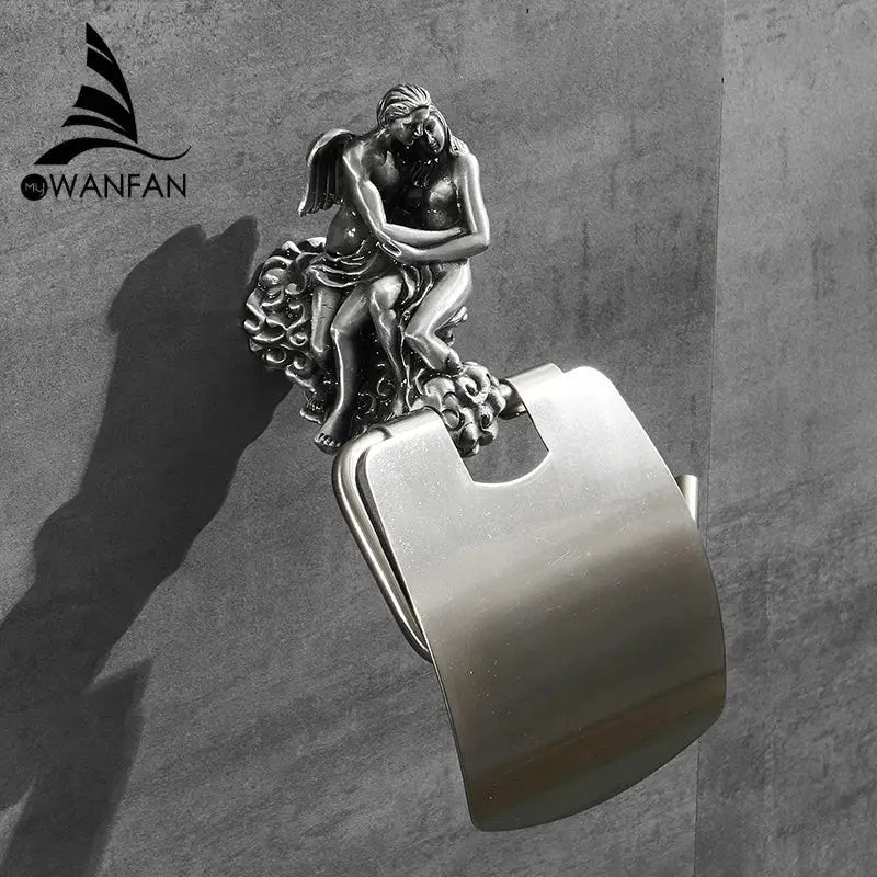Bronze Sculpture Toilet Holder