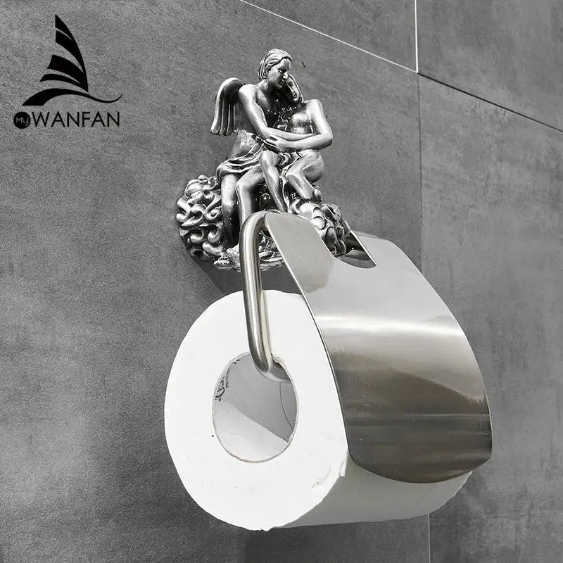 Bronze Sculpture Toilet Holder