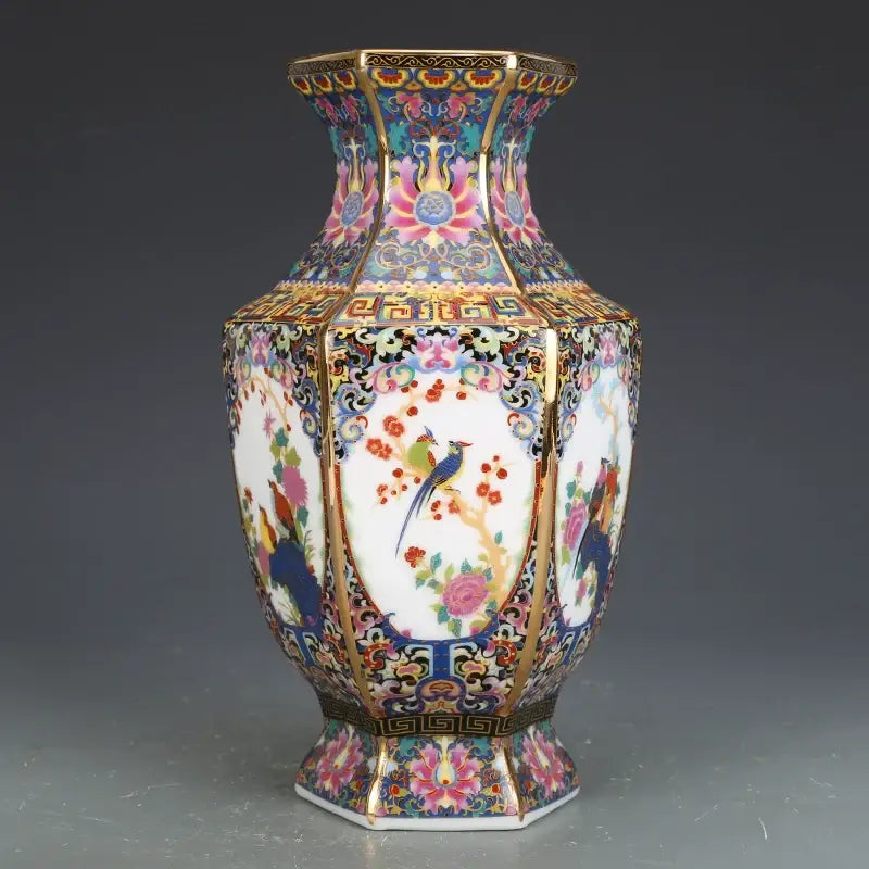 Porcelain Octagonal Vase