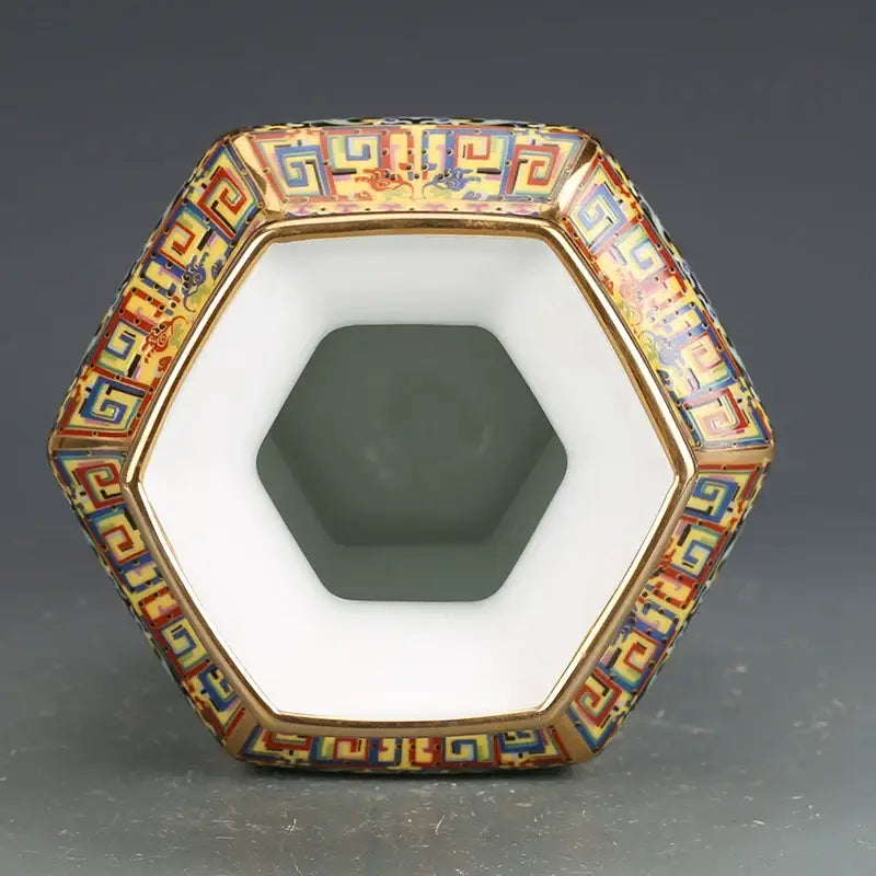 Porcelain Octagonal Vase
