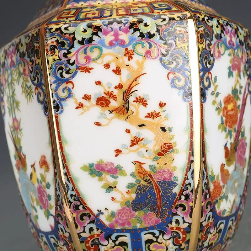 Porcelain Octagonal Vase