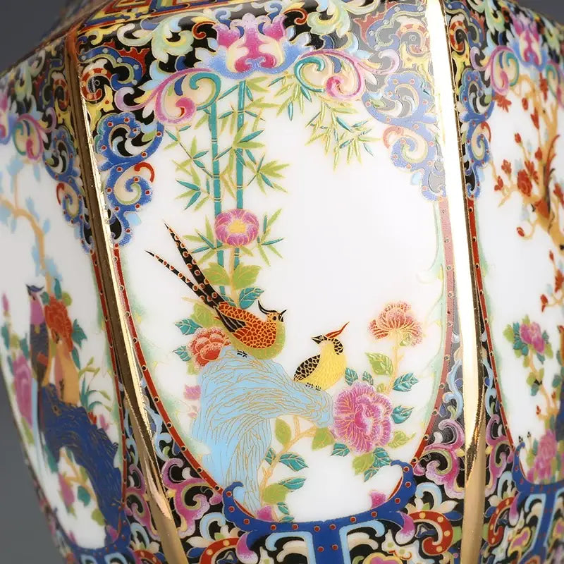 Porcelain Octagonal Vase