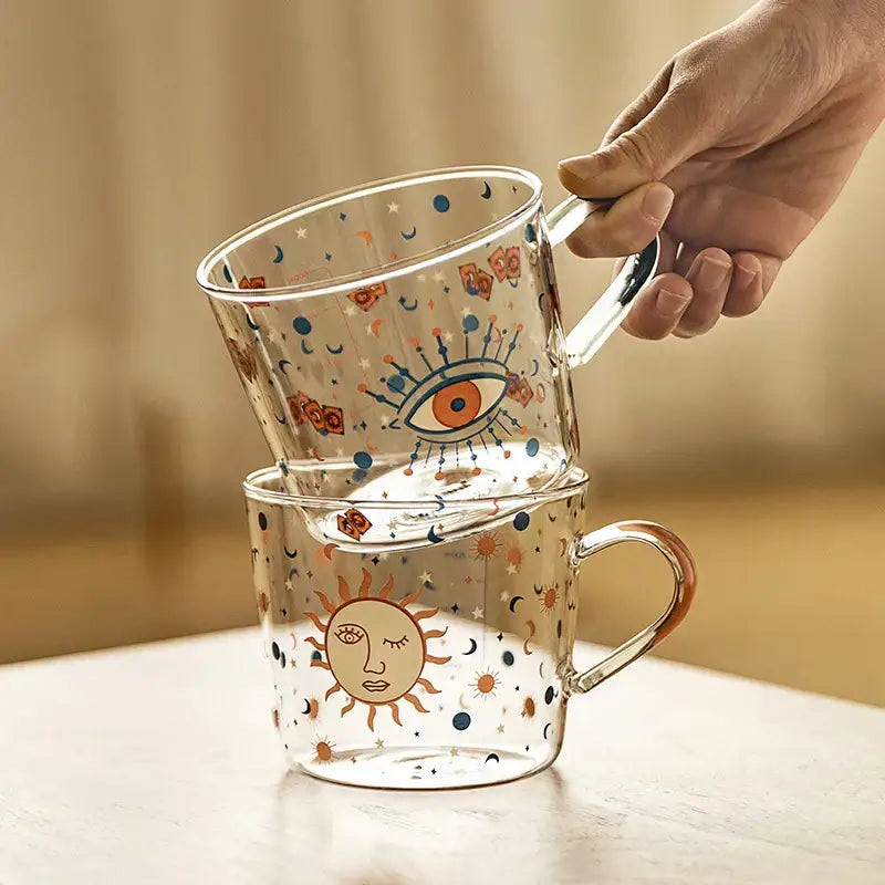Apricot Glass Mug