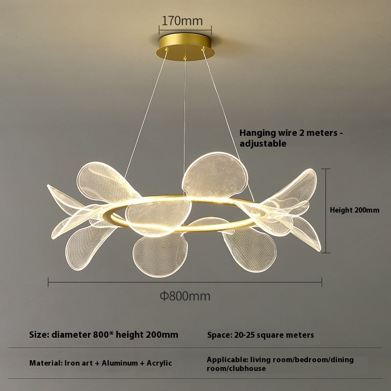 Italian Acrylic Chandelier