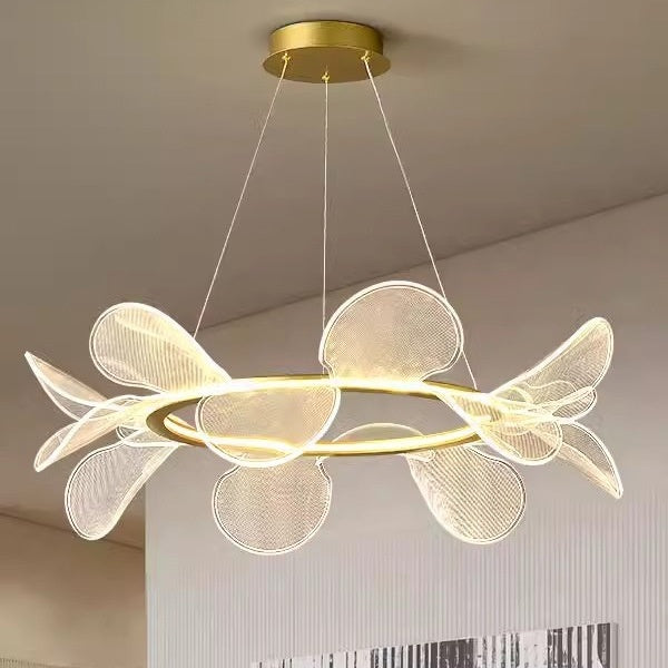 Italian Acrylic Chandelier