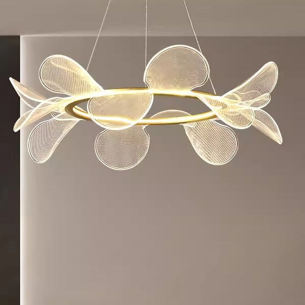Italian Acrylic Chandelier