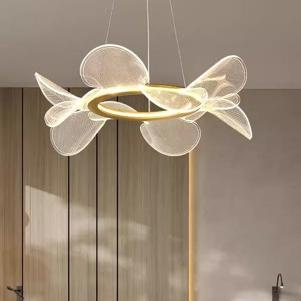 Italian Acrylic Chandelier