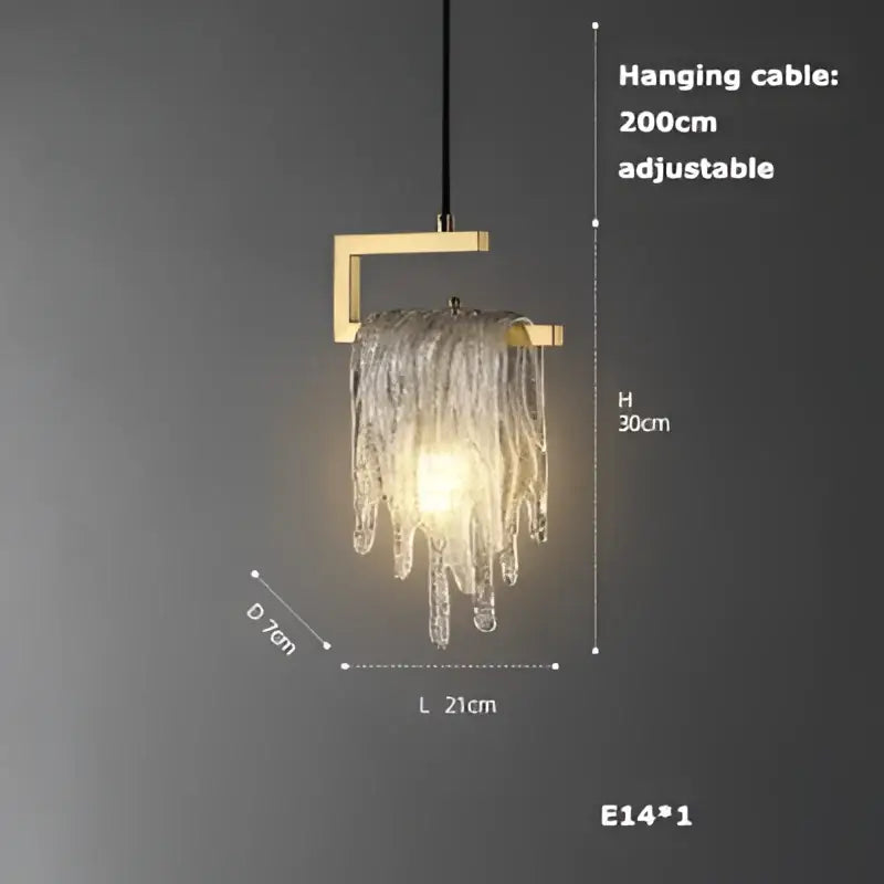 Brass Crystal LED Chandelier Polished Steel