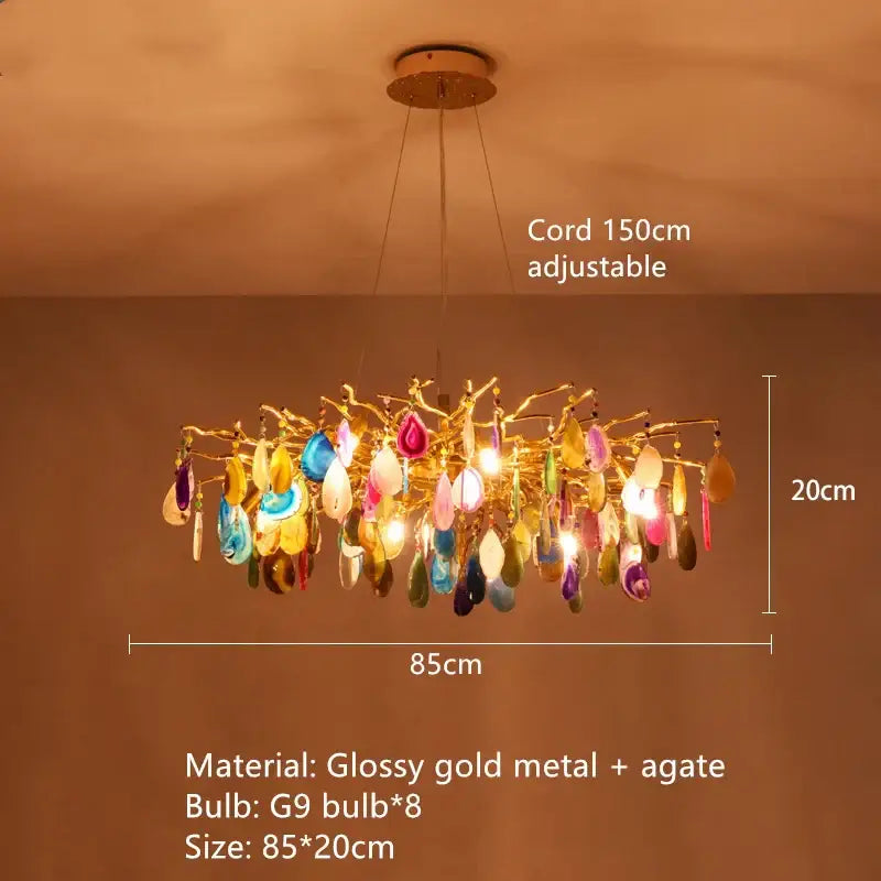 Agate Art Deco Floor Lamp