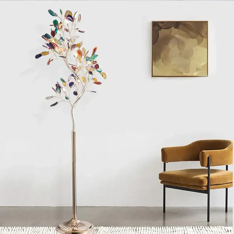 Agate Art Deco Floor Lamp