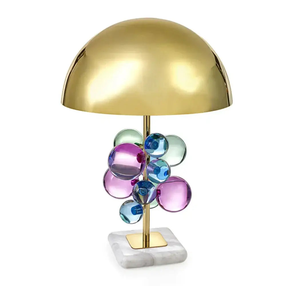 Gold Crystal Bubble Desk Lamp